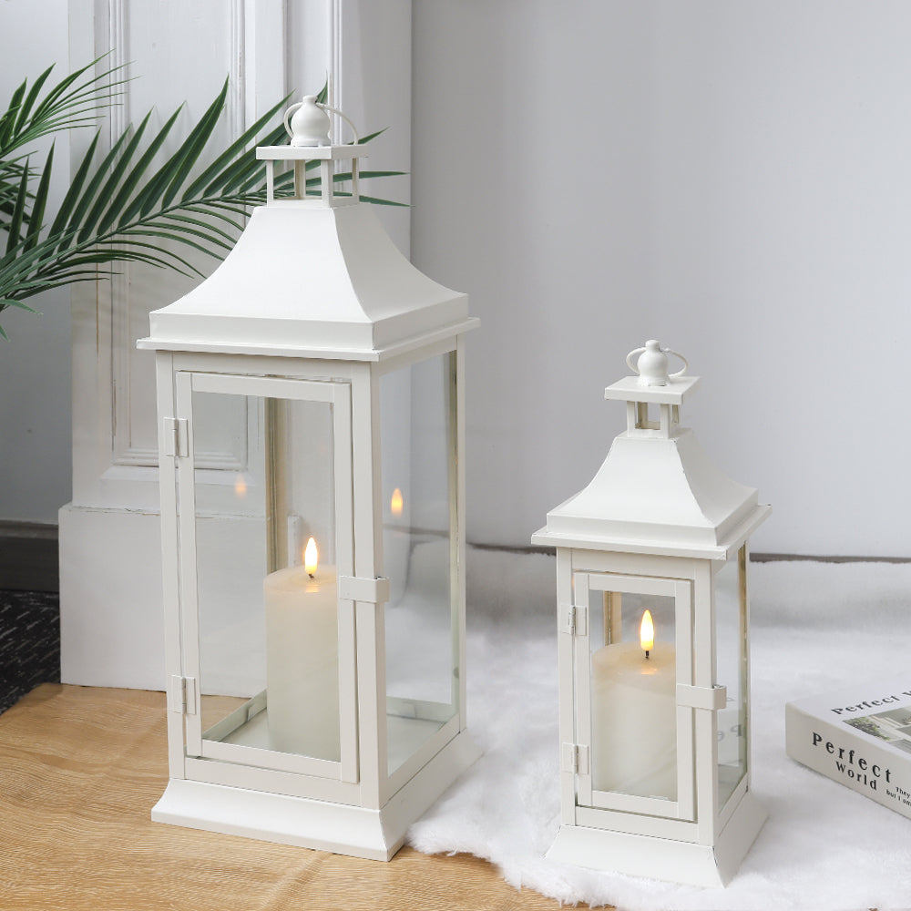 Outdoor Candle Lanterns by JHY Design, set of 2