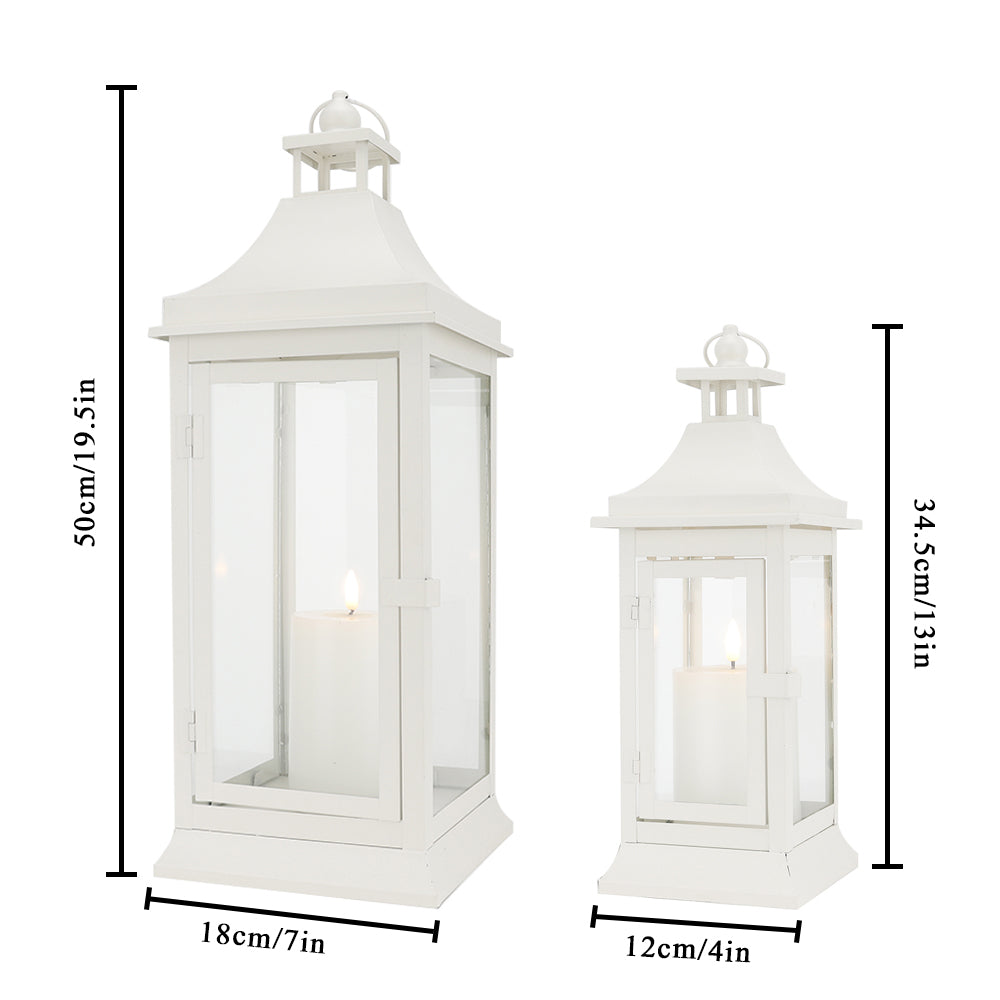 Outdoor Candle Lanterns by JHY Design, set of 2