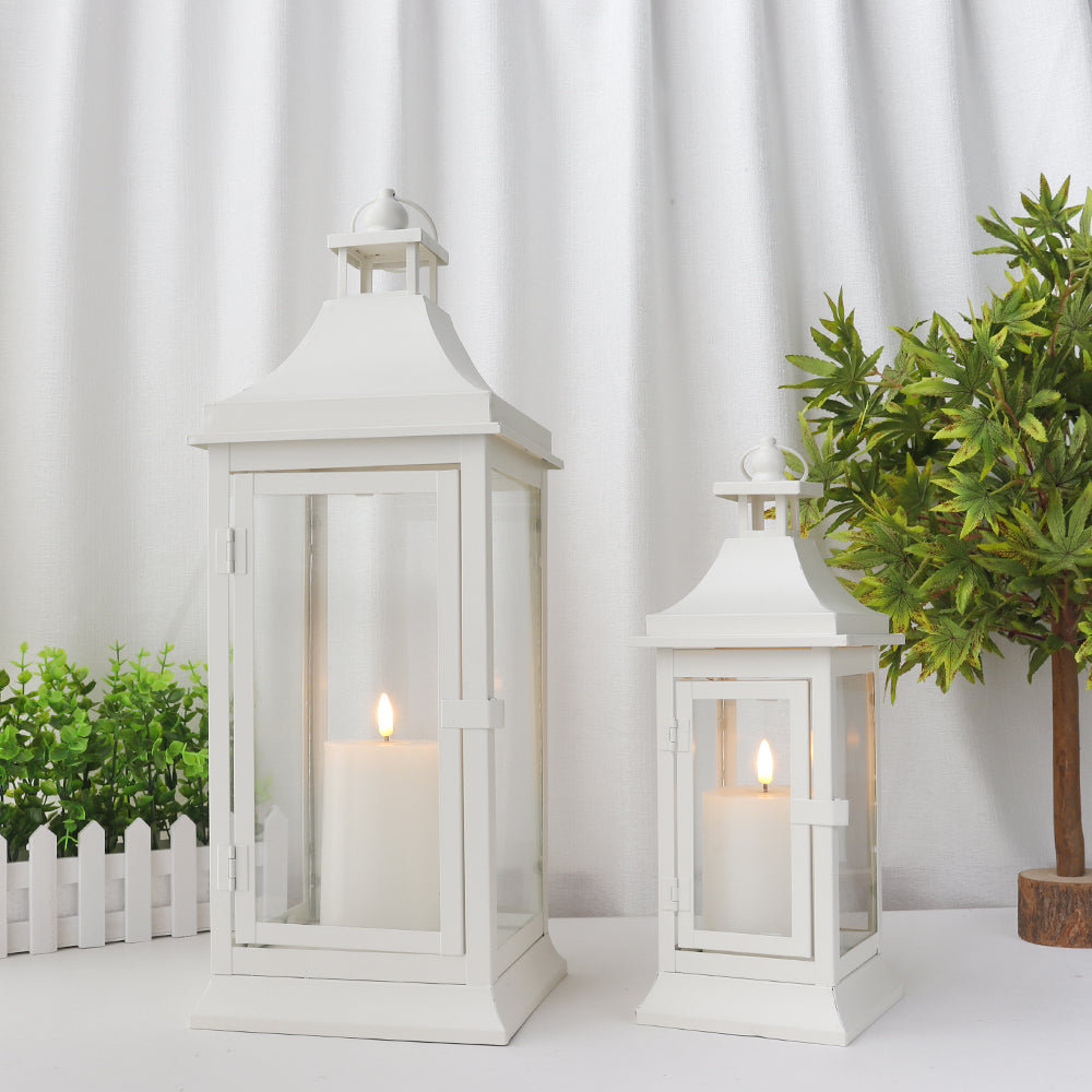 Outdoor Candle Lanterns by JHY Design, set of 2