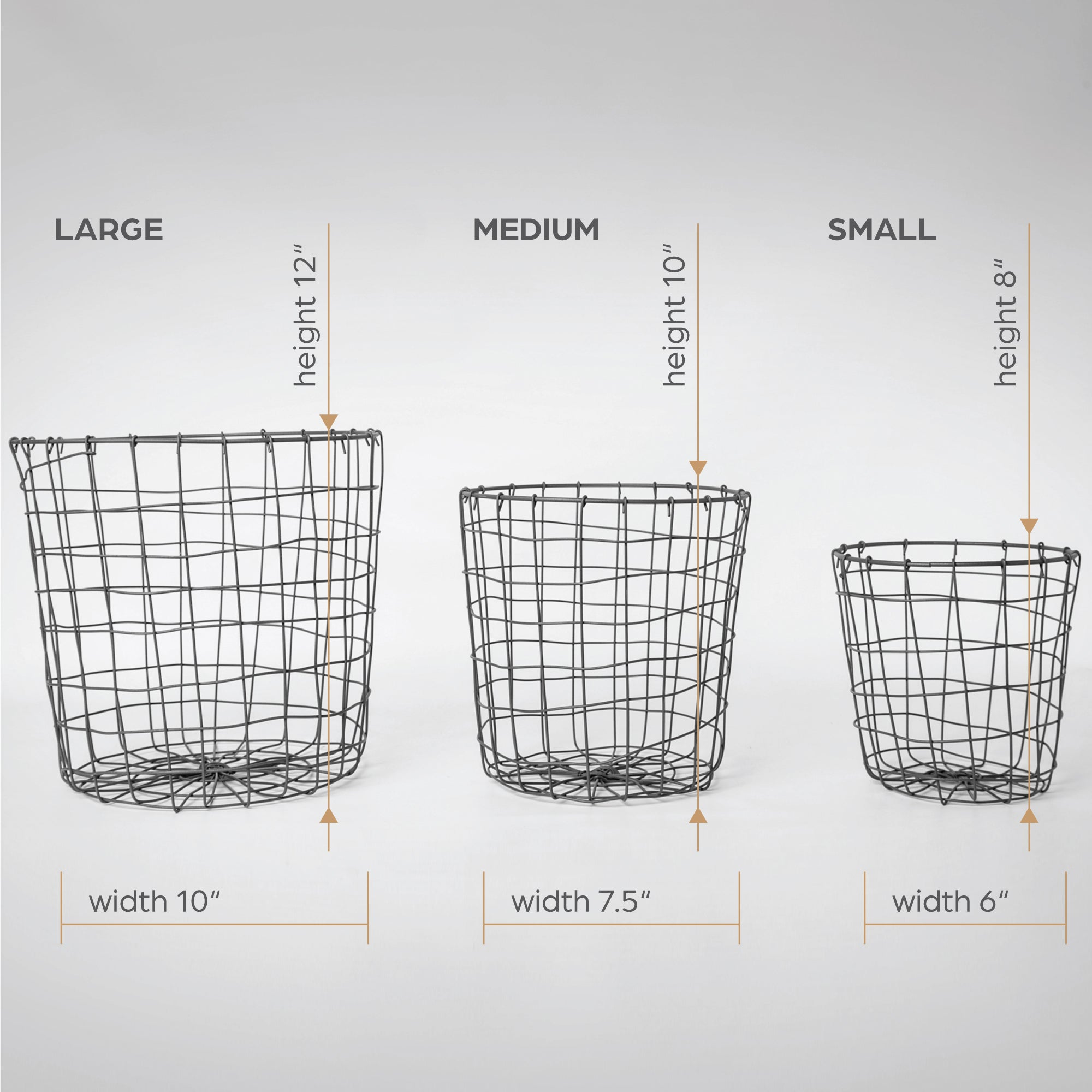 Iron Storage Basket by Porto