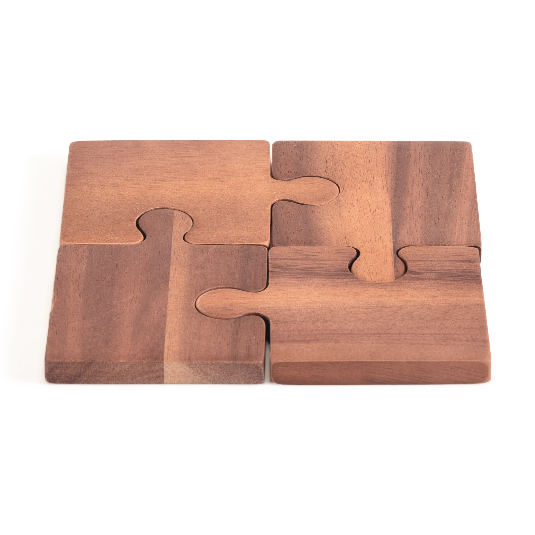 Puzzle Piece Coasters by Kalmar Home, set of 4