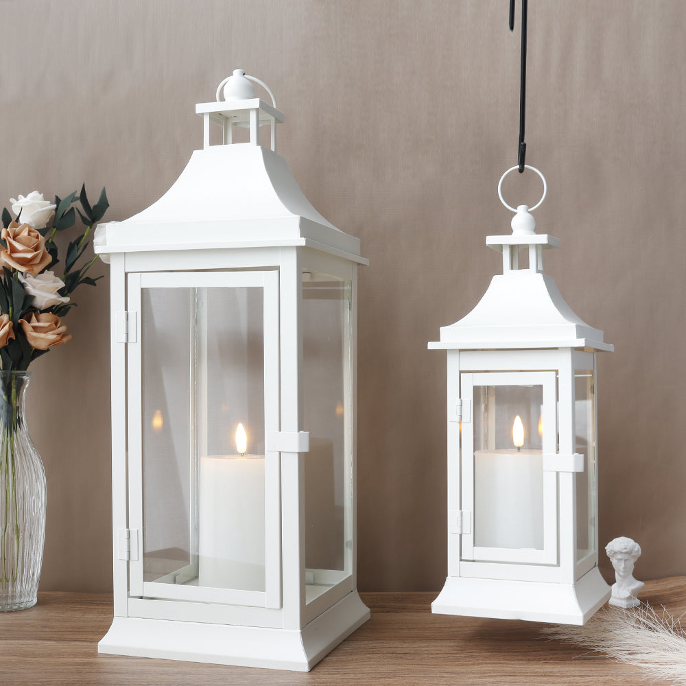 Outdoor Candle Lanterns by JHY Design, set of 2
