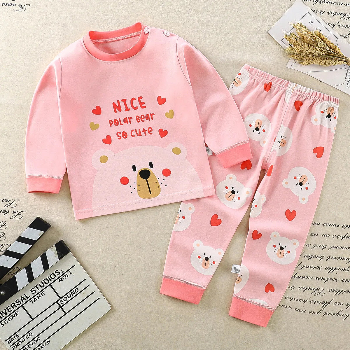 Child Pajamas - 100% cotton, 2 piece