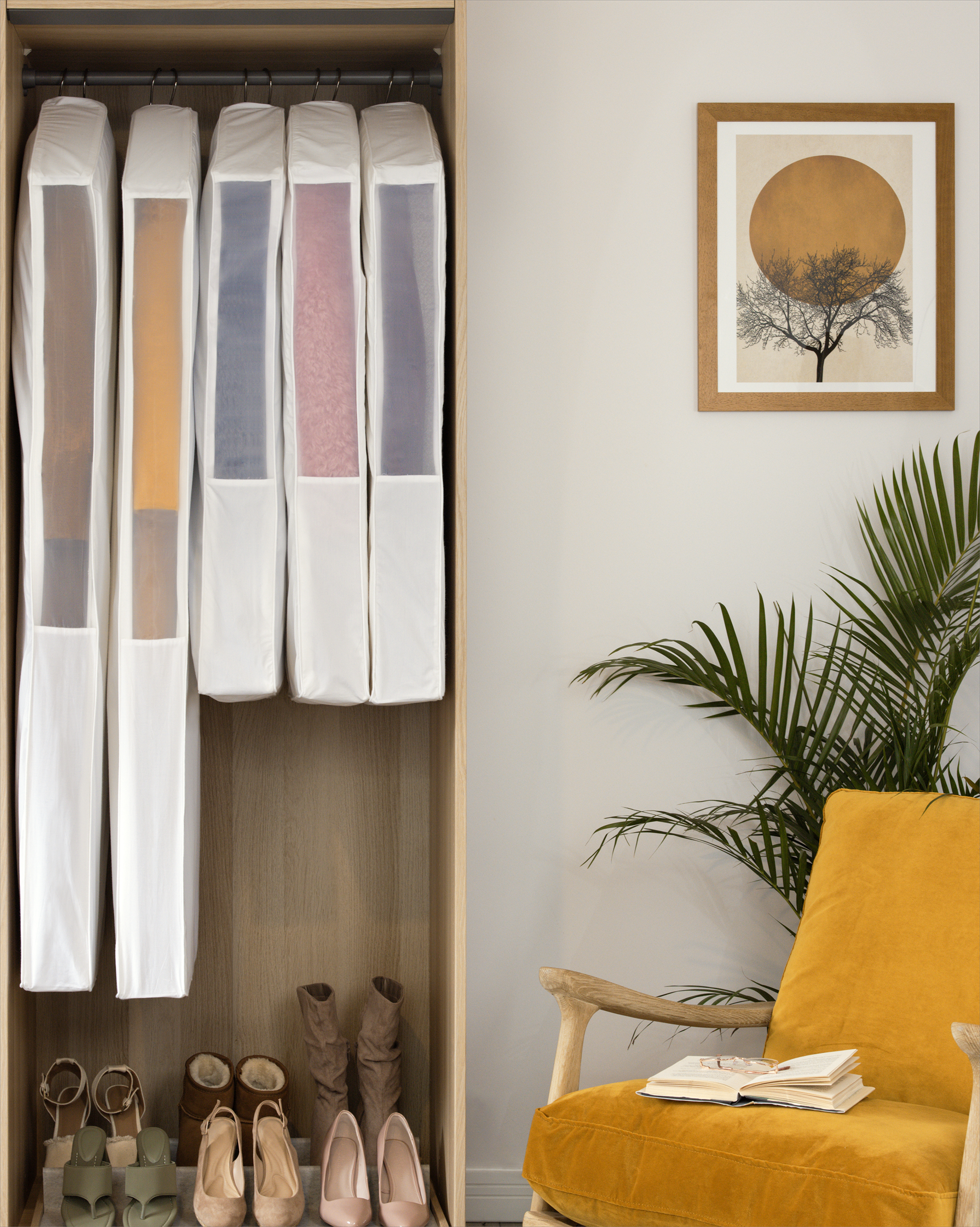 Long Organic Cotton Hanging Bag by Hayden Hill