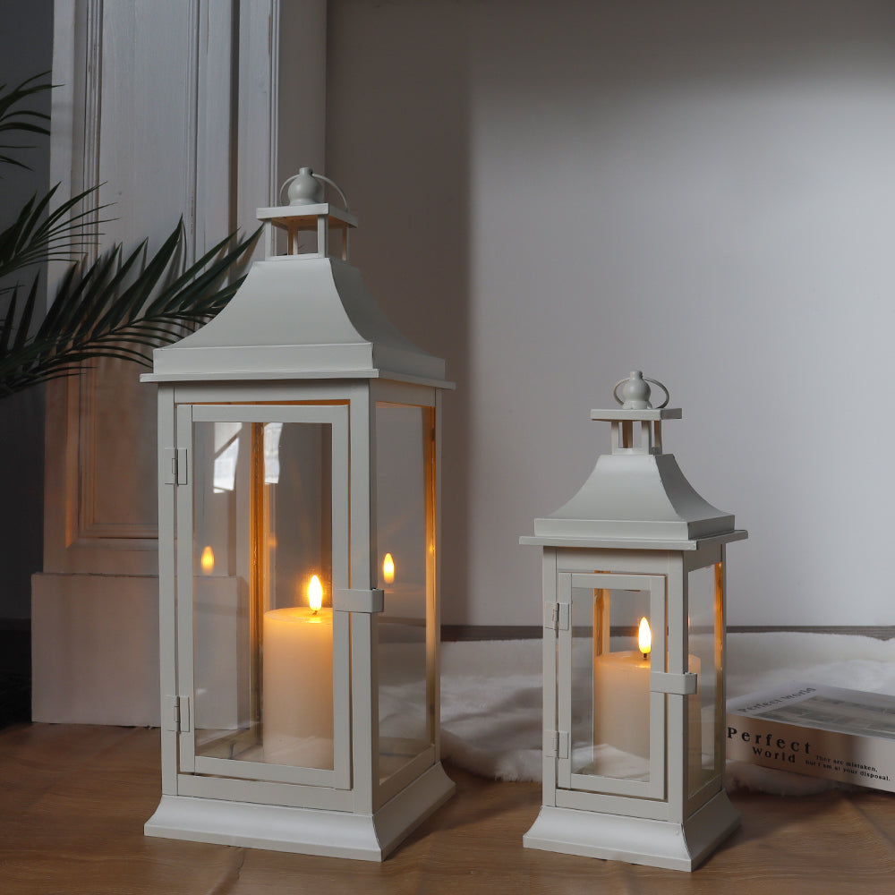 Outdoor Candle Lanterns by JHY Design, set of 2