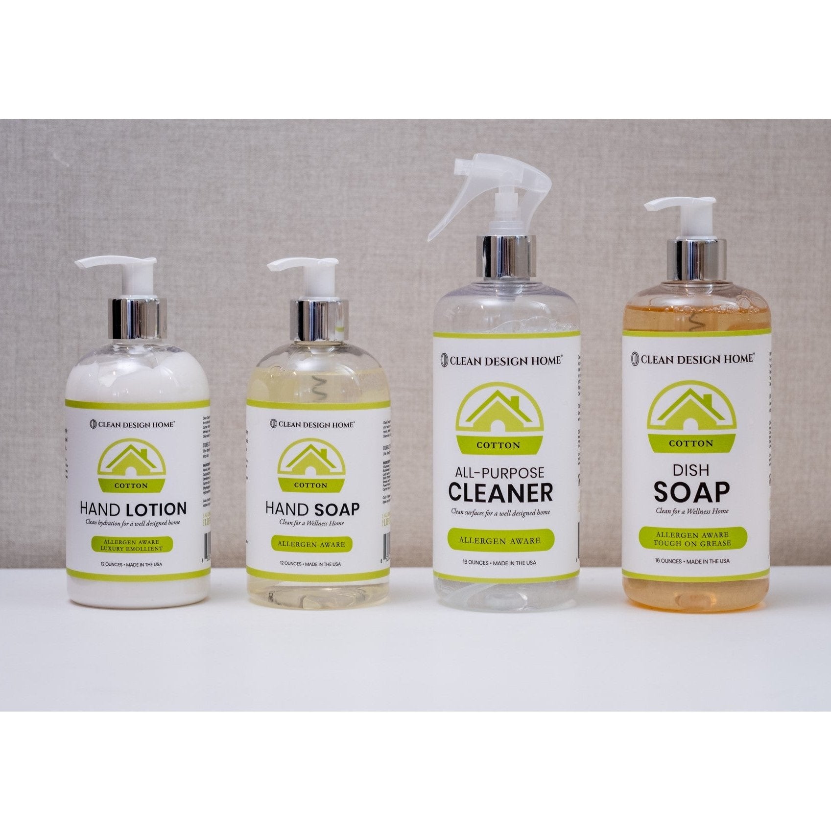 BUNDLE by CLEAN DESIGN HOME® - lotions, cleaner, soaps