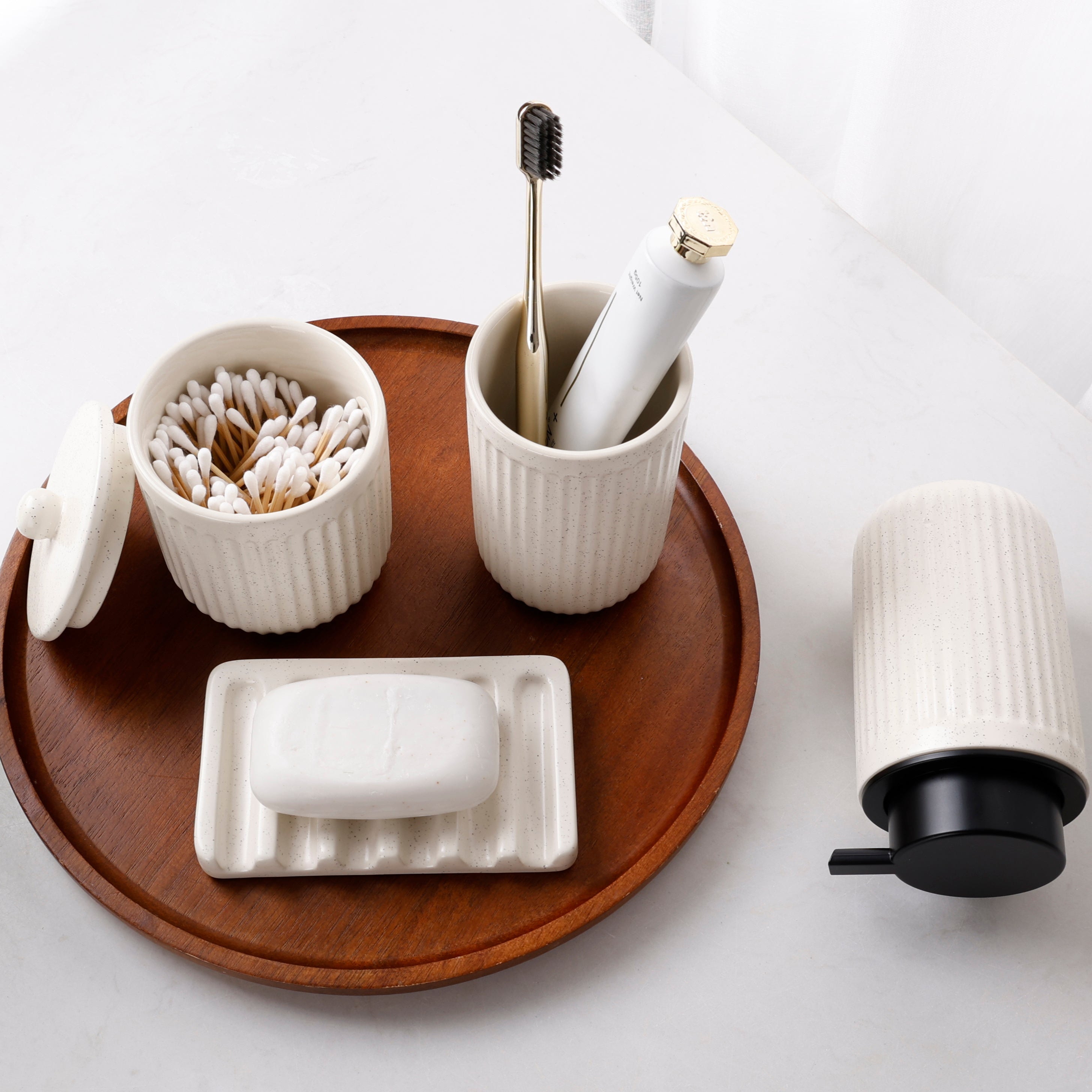 Foaming Bathroom Set 4-piece by BosilunLife