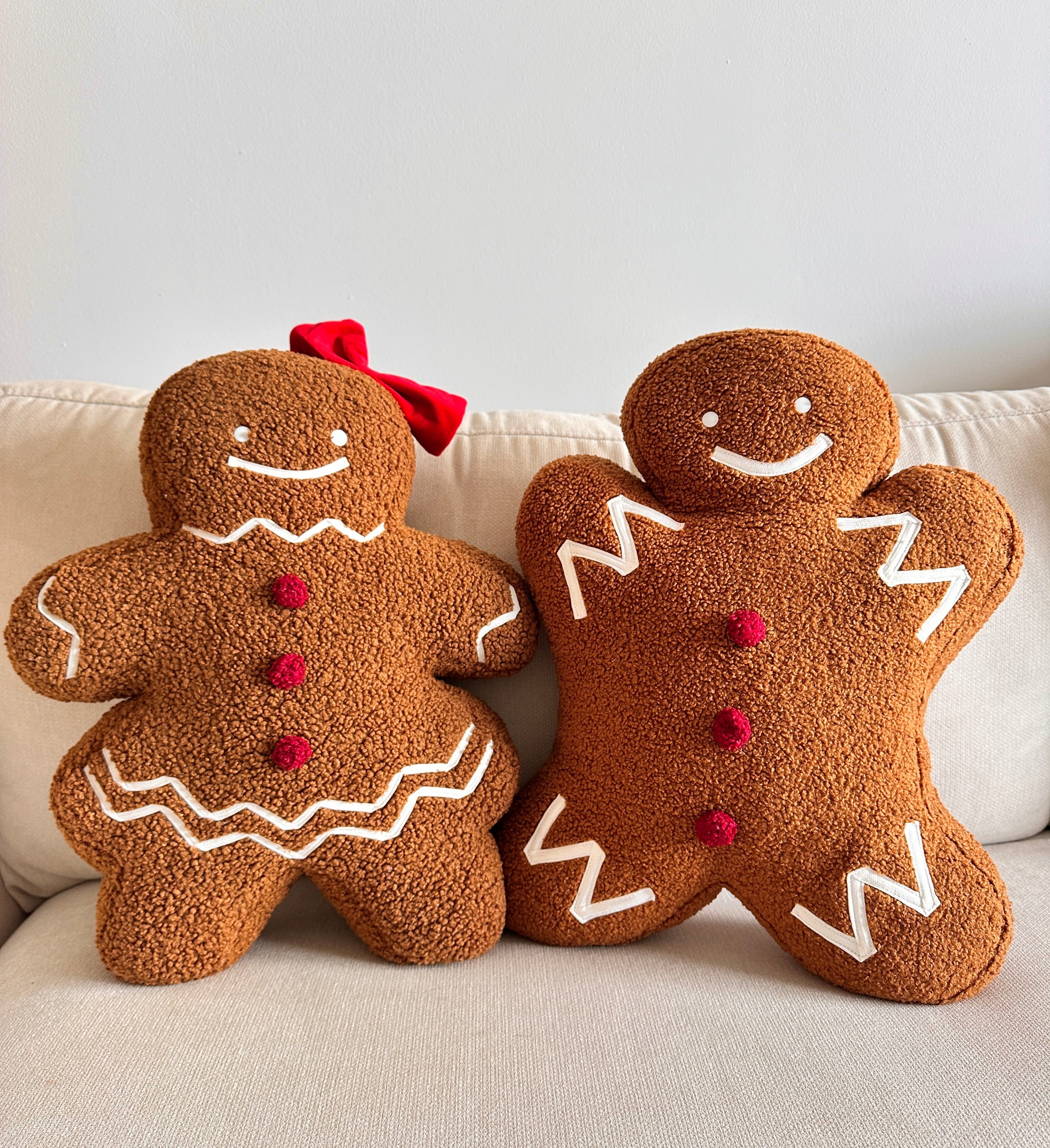 Ms. Gingerbread Shaped Pillow