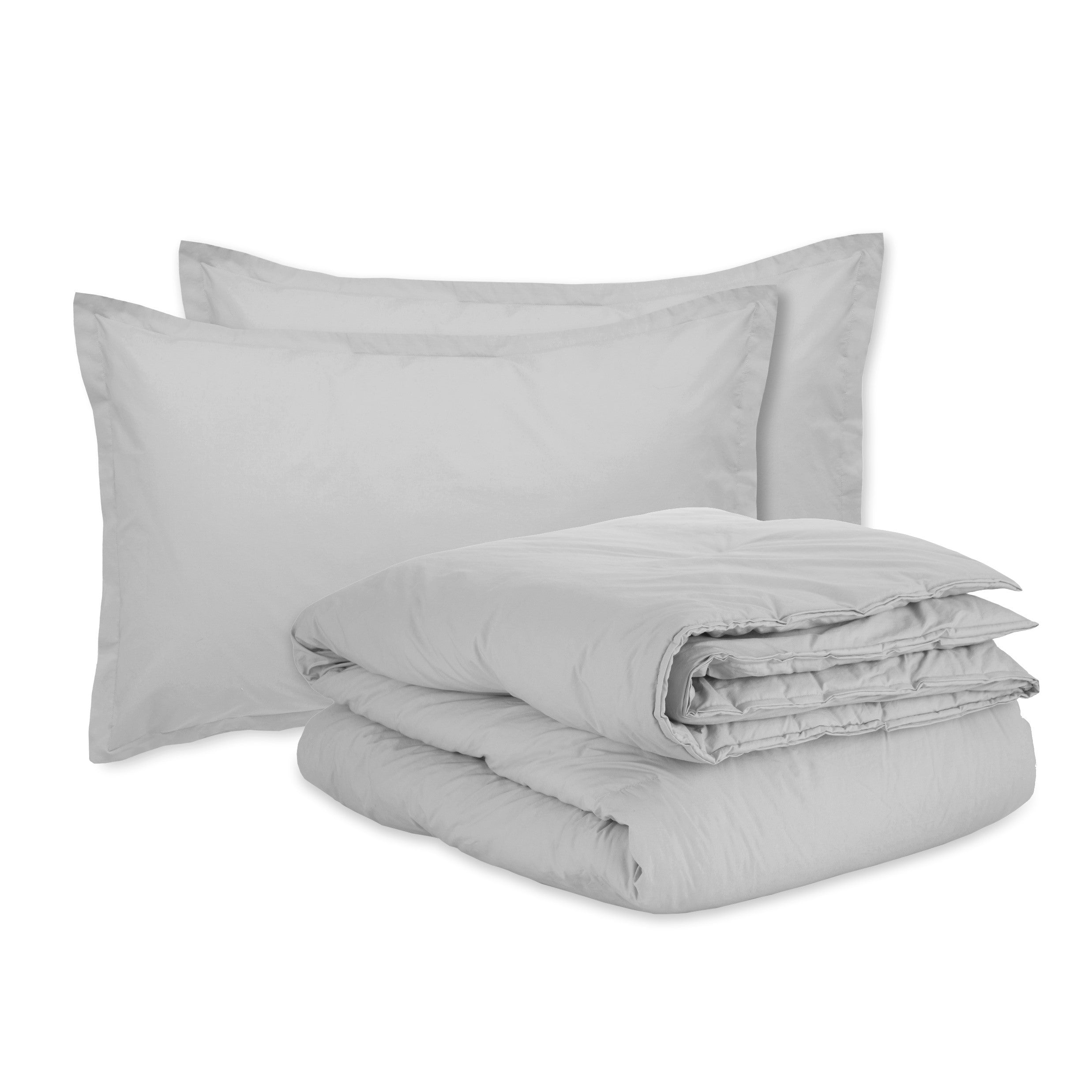 Duvet Cover Set, Cotton-Solid Color