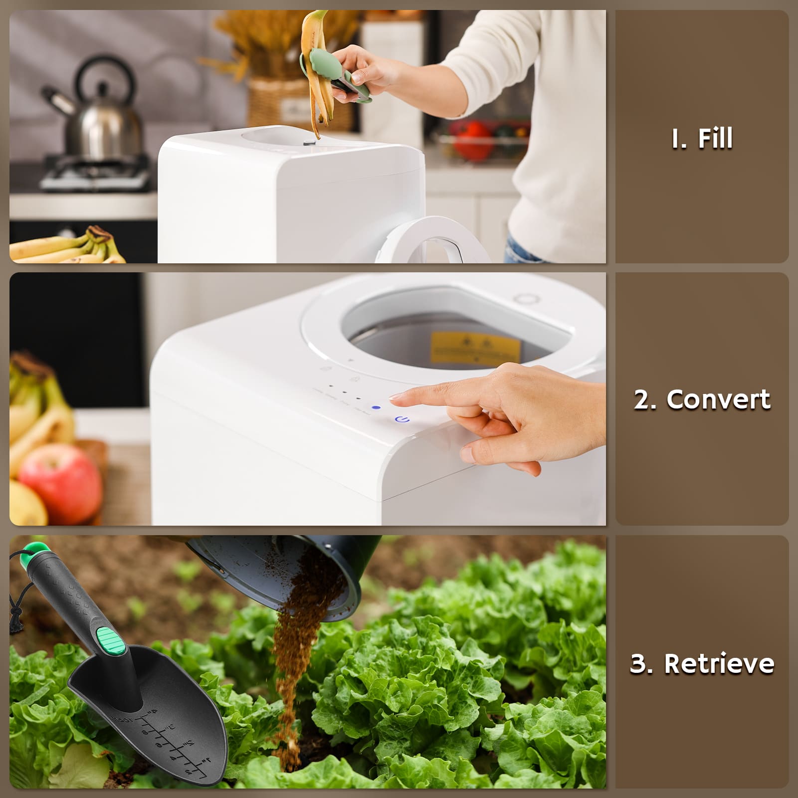 Electric Kitchen Composter by Revive