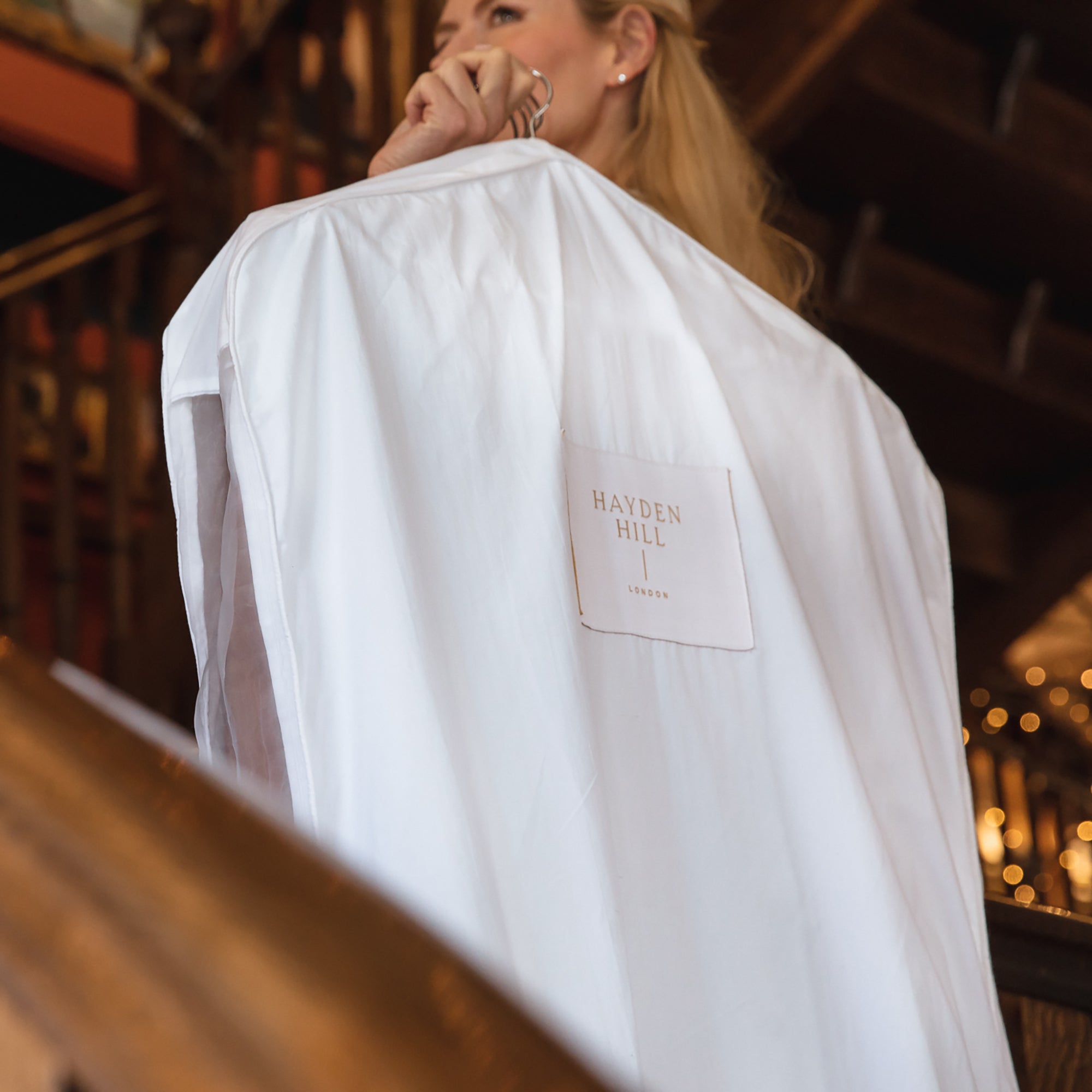 Long Organic Cotton Hanging Bag by Hayden Hill