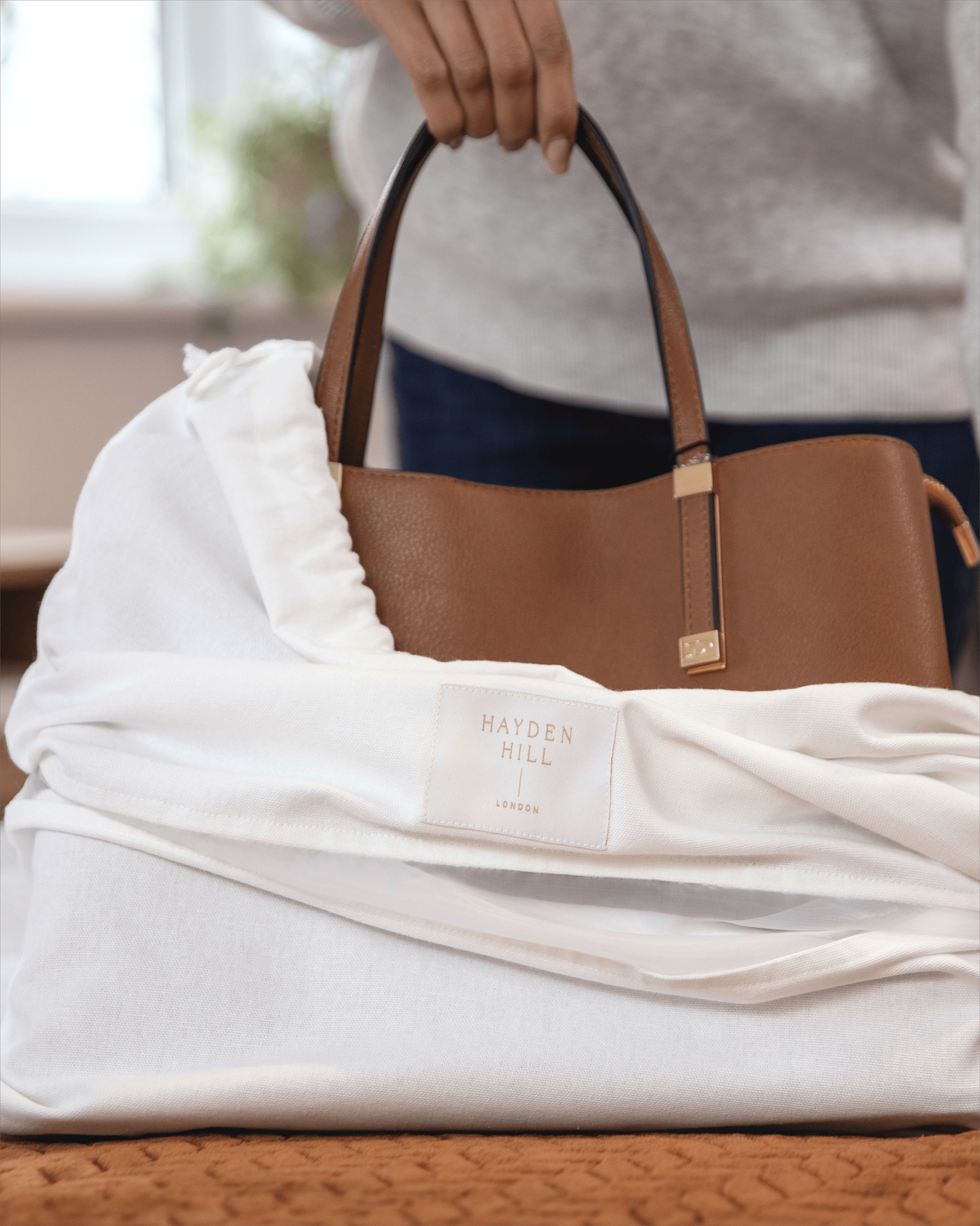 Organic Cotton Dust Bags by Hayden Hill, set of 3