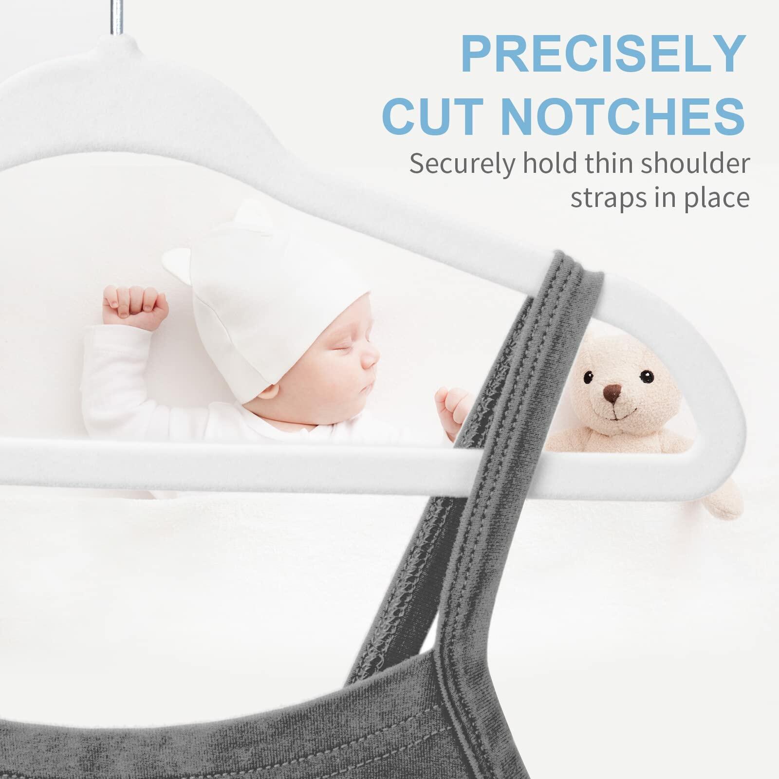 Child-Size Velvet Hangers, 50 Pack