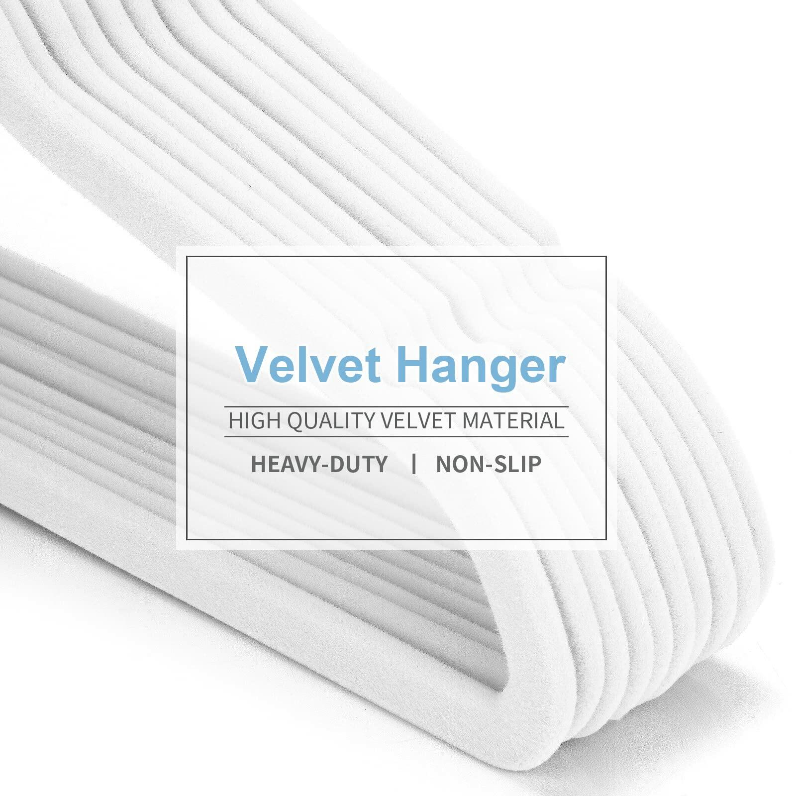 Child-Size Velvet Hangers, 50 Pack
