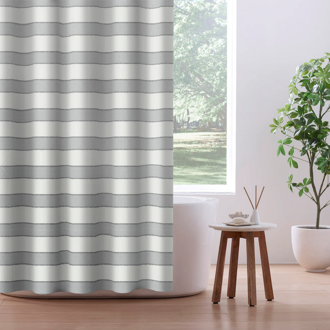 Cotton Shower Curtain - Aspen