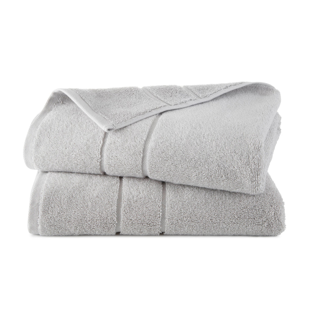 mDesign Cotton Bath Towel Set with Rice Weave Finish, Set of 6 - Dormify